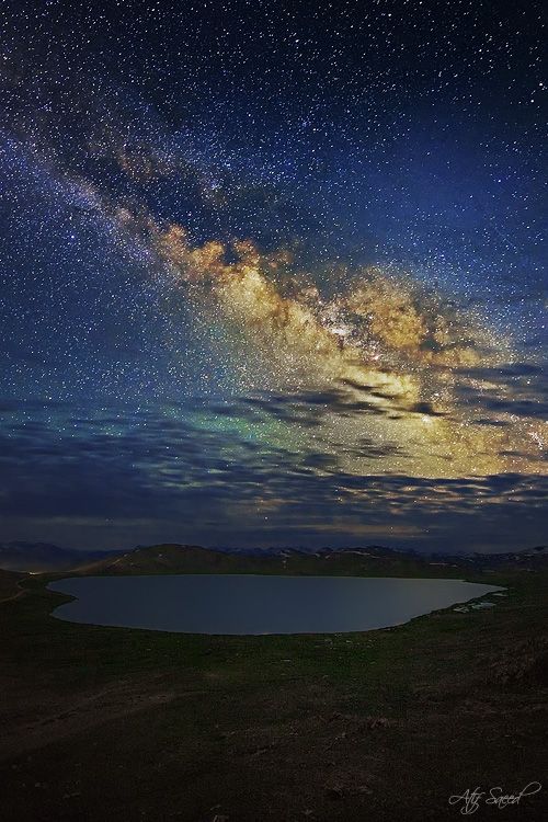 View of the milky way from Deosai Plane