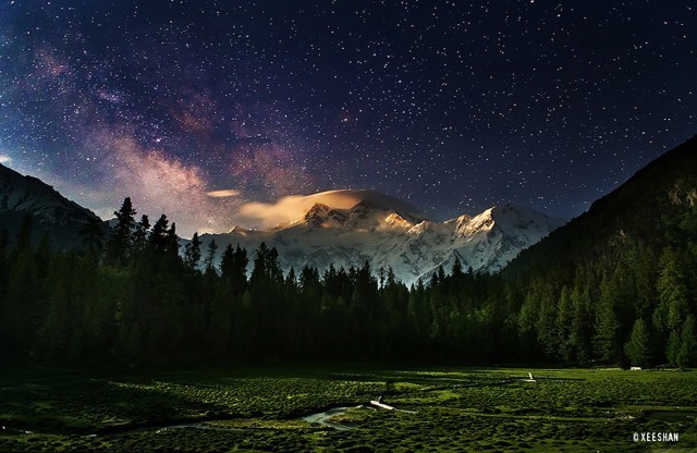 24. A view of the Milky Way from Fairy Meadows