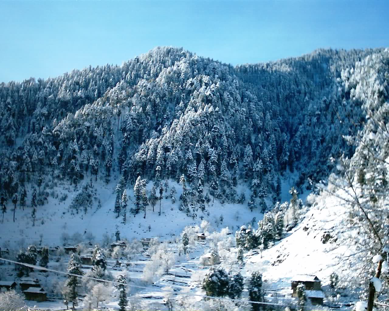 Leepa Valley in Winter