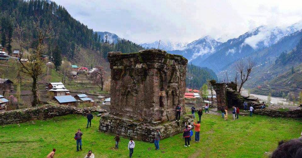 Ruins of the 9th century Sharda University, Neelum Valley, Kashmir