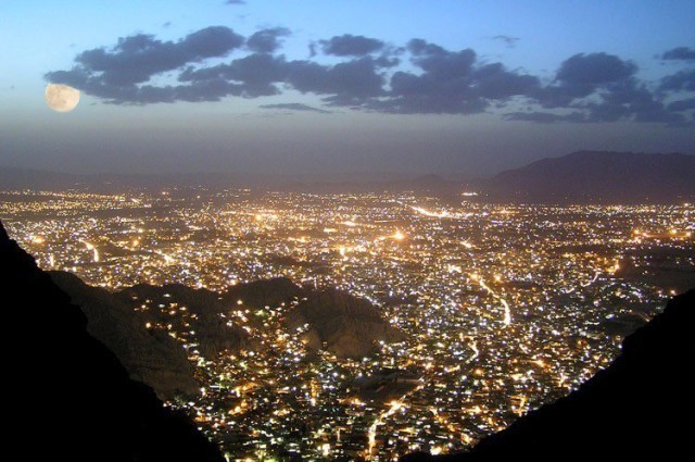 Quetta at night