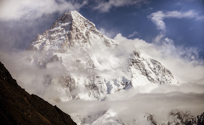 3. K2 is the second highest mountain in the world at 8,611 metres above sea level