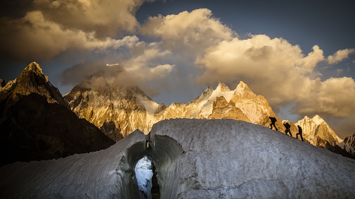 8. A view of the Gasherbrum IV massif