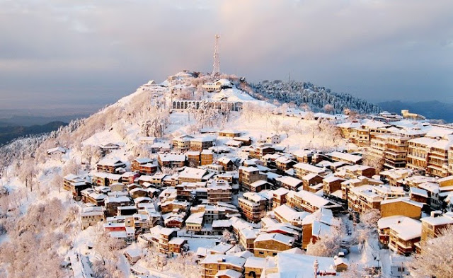 Murree Hills Pakistan after Snow Fall